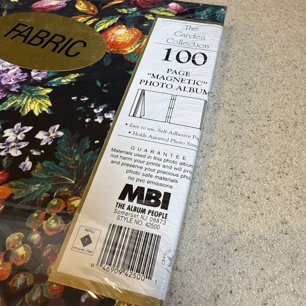 NEW Vintage MBI Garden Collection 100 pg Magnetic Photo Album Floral Cover 42500 - Picture 9 of 12